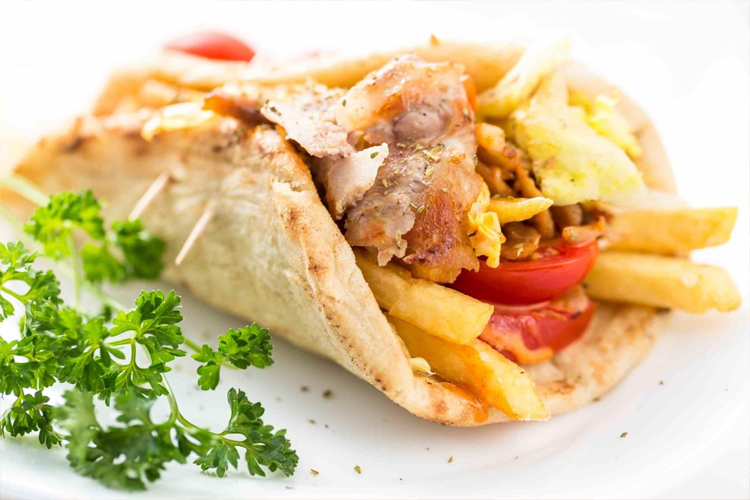 Món Gyros của Hy Lạp ẩm thực đường phố khó quên